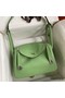 Hermes Lindy 26 Handmade Bag In Vert Criquet Swift Calfskin Replica