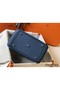 Hermes Lindy 26cm Bag In Blue Agate Clemence Leather PHW Replica