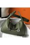 Hermes Lindy 26cm Bag In Canopee Clemence Leather PHW Replica