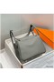 Hermes Lindy 26cm Bag In Gris Meyer Clemence Leather GHW Replica