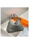 Hermes Lindy 26cm Bag In Gris Meyer Clemence Leather GHW Replica