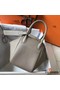Hermes Lindy 26cm Bag In Gris Tourterelle Clemence Leather PHW Replica