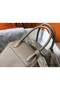 Hermes Lindy 26cm Bag In Gris Tourterelle Clemence Leather PHW Replica