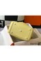 Hermes Lindy 26cm Bag In Jaune Poussin Clemence Leather GHW Replica