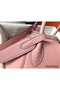 Hermes Lindy 26cm Bag In Pink Clemence Leather GHW Replica