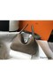 Hermes Lindy 26cm Bag In Taupe Grey Clemence Leather Replica