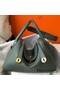 Hermes Lindy 26cm Bag In Vert Amande Clemence Leather GHW Replica