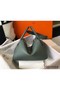 Hermes Lindy 26cm Bag In Vert Amande Clemence Leather GHW Replica