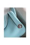 Hermes Lindy 30 Handmade Bag In Blue Atoll Clemence Leather Replica
