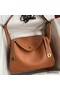 Hermes Lindy 30 Handmade Bag In Gold Evercolor Leather Replica