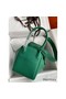 Hermes Lindy 30 Handmade Bag In Malachite Clemence Leather Replica