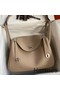 Hermes Lindy 30 Handmade Bag In Tourterelle Clemence Leather Replica