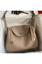Hermes Lindy 30 Handmade Bag In Tourterelle Clemence Leather Replica