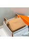 Hermes Lindy 30cm Bag In Chai Clemence Leather GHW Replica