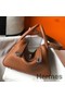 Hermes Lindy 30cm Bag In Gold Clemence Leather PHW Replica