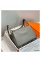 Hermes Lindy 30cm Bag In Gris Meyer Clemence Leather GHW Replica