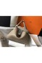 Hermes Lindy 30cm Bag In Gris Tourterelle Clemence Leather GHW Replica