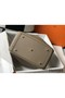 Hermes Lindy 30cm Bag In Gris Tourterelle Clemence Leather GHW Replica