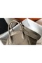 Hermes Lindy 30cm Bag In Gris Tourterelle Clemence Leather GHW Replica