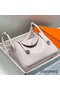 Hermes Lindy 30cm Bag In Mauve Pale Clemence Leather PHW Replica