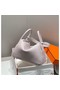 Hermes Lindy 30cm Bag In Mauve Pale Clemence Leather PHW Replica