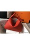 Hermes Lindy 30cm Bag In Red Clemence Leather GHW Replica