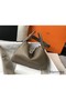 Hermes Lindy 30cm Bag In Taupe Clemence Leather GHW Replica