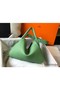 Hermes Lindy 30cm Bag In Vert Criquet Clemence Leather GHW Replica