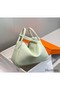 Hermes Lindy 30cm Bag In Vert Fizz Clemence Leather PHW Replica