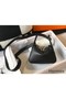 Hermes Lindy Mini Bag In Black Clemence Leather GHW Replica