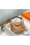 Hermes Lindy Mini Bag In Chai Clemence Leather GHW Replica
