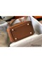 Hermes Lindy Mini Bag In Gold Clemence Leather GHW Replica