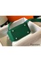 Hermes Lindy Mini Bag In Green Clemence Leather GHW Replica