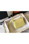 Hermes Lindy Mini Bag In Jaune Poussin Clemence Leather GHW Replica
