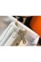 Hermes Lindy Mini Bag In Pearl Grey Clemence Leather GHW Replica