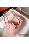 Hermes Lindy Mini Bag In Pink Clemence Leather GHW Replica
