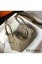 Hermes Lindy Mini Bag In Tourterelle Clemence Leather GHW Replica