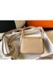 Hermes Lindy Mini Bag In Trench Clemence Leather GHW Replica