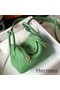 Hermes Lindy Mini Bag In Vert Criquet Clemence Leather GHW Replica