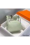 Hermes Lindy Mini Bag In Vert Fizz Clemence Leather PHW Replica