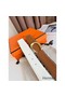 Hermes Luck Reversible Belt 38MM in Gold and White Epsom Calfskin Replica