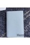 Hermes MC² Euclide Card Holder In Blue Lin Epsom Leather Replica