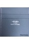 Hermes MC² Euclide Card Holder In Blue Lin Epsom Leather Replica