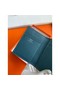 Hermes MC² Euclide Card Holder in Blue Colvert Shiny Alligator Leather Replica