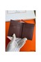 Hermes MC² Euclide Card Holder in Bordeaux Shiny Alligator Leather Replica