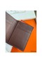 Hermes MC² Euclide Card Holder in Bordeaux Shiny Alligator Leather Replica