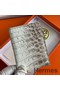 Hermes MC² Euclide Card Holder in Himalaya Niloticus Crocodile Skin Replica