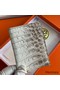 Hermes MC² Euclide Card Holder in Himalaya Niloticus Crocodile Skin Replica