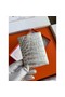 Hermes MC² Euclide Card Holder in Himalaya Niloticus Crocodile Skin Replica