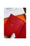 Hermes MC² Euclide Card Holder in Red Shiny Alligator Leather Replica